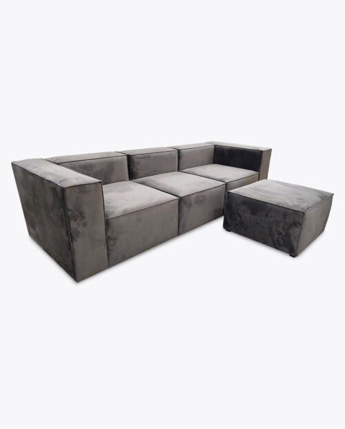 Sofa Manila 9 + pouffe Kamado Meble Fargotex Piano nowoczesna sofa