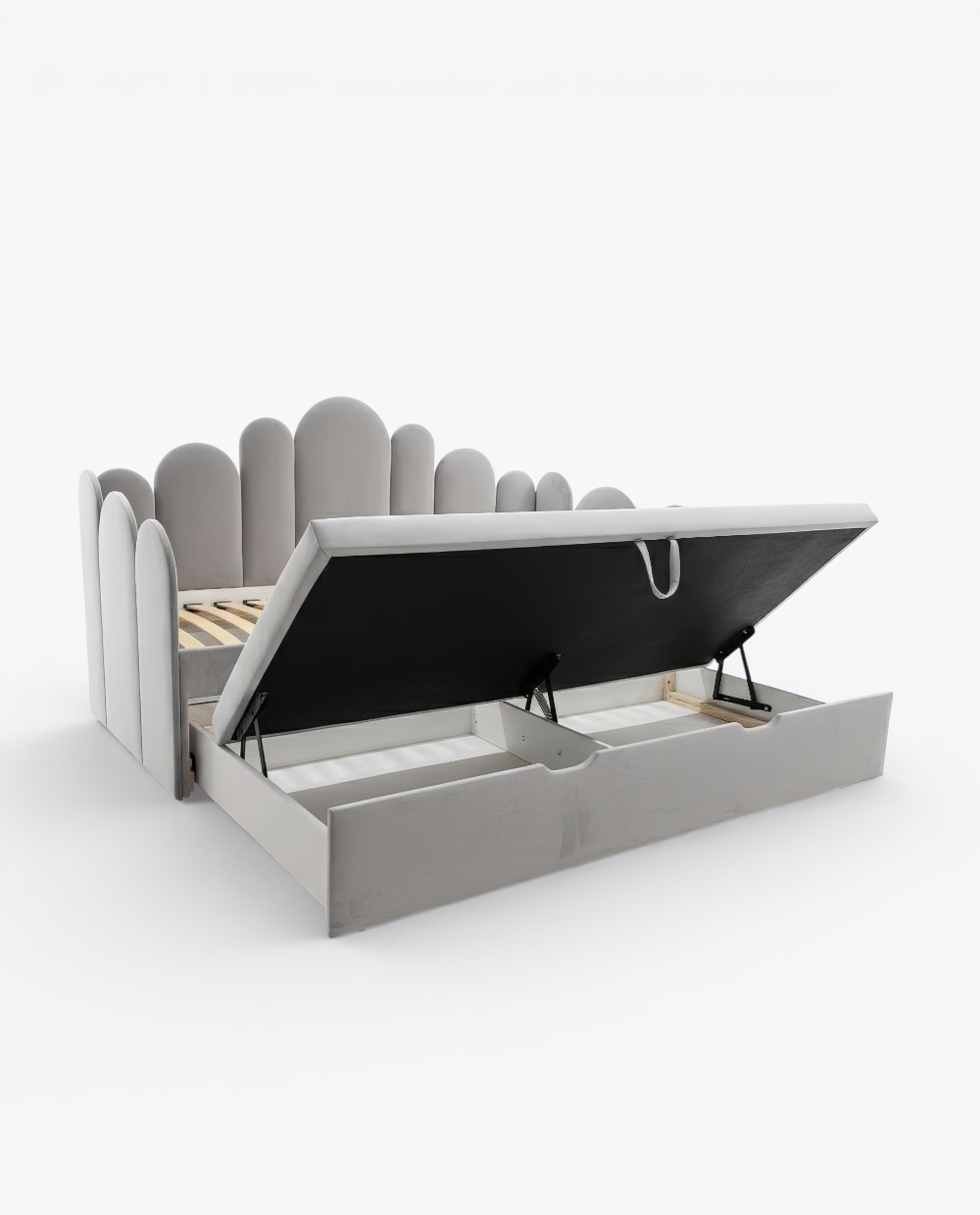 Łóżeczko Jessi Magic Velvet 2240 90x200 DOSTĘPNE OD RĘKI - obrazek 4