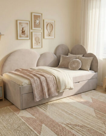 Łóżeczko Agne Magic Velvet 2274 90×180 DOSTĘPNE OD RĘKI PRAWE