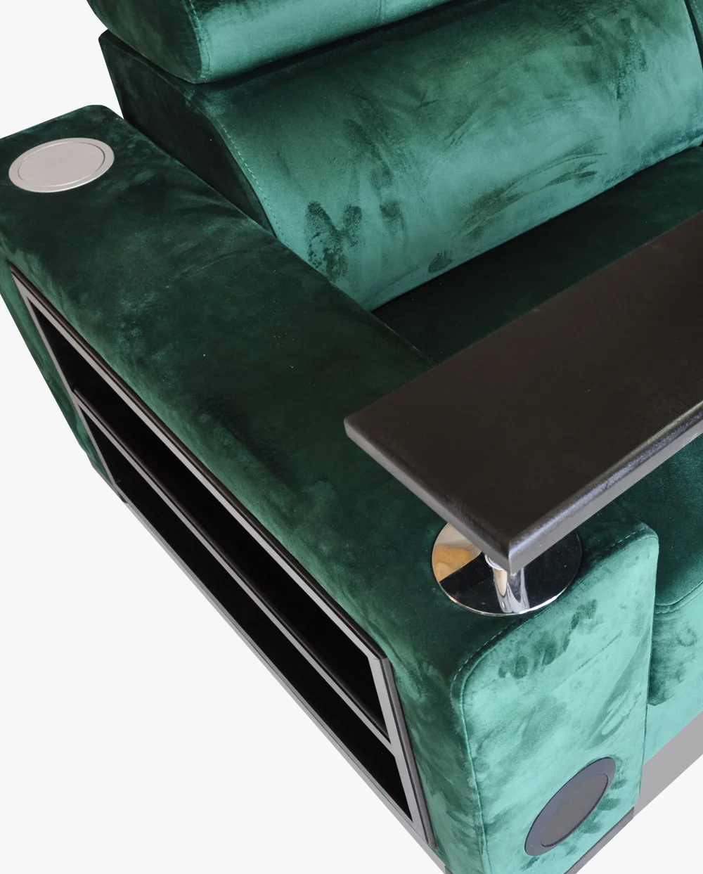 Narożnik Loft 121 butelkowa zieleń, zestaw audio sofa sound - obrazek 8