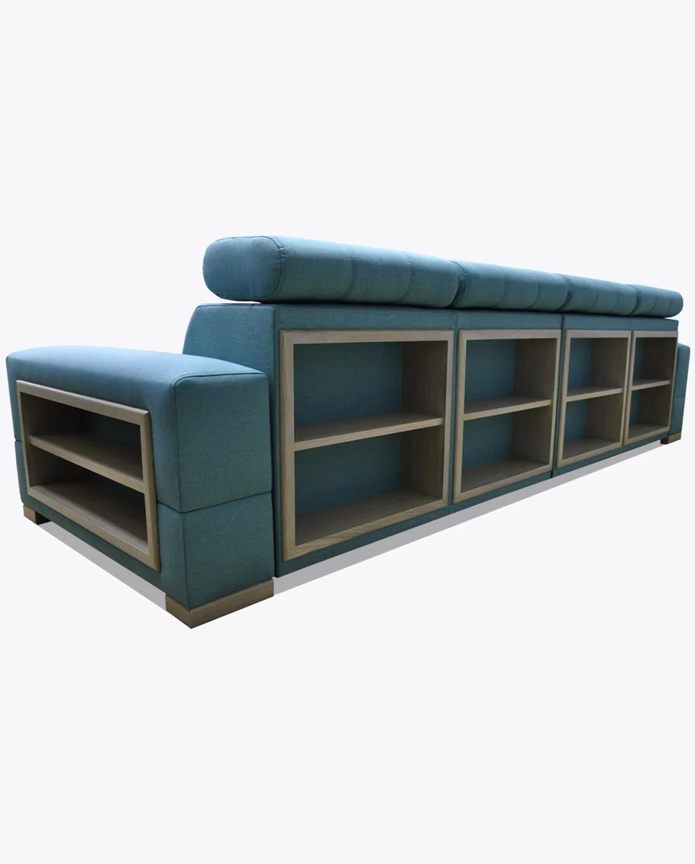 Sofa Loft 62 z półkami na plecach sofy i w bokach - obrazek 2