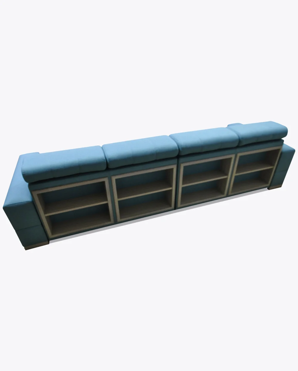 Sofa Loft 62 z półkami na plecach sofy i w bokach - obrazek 6