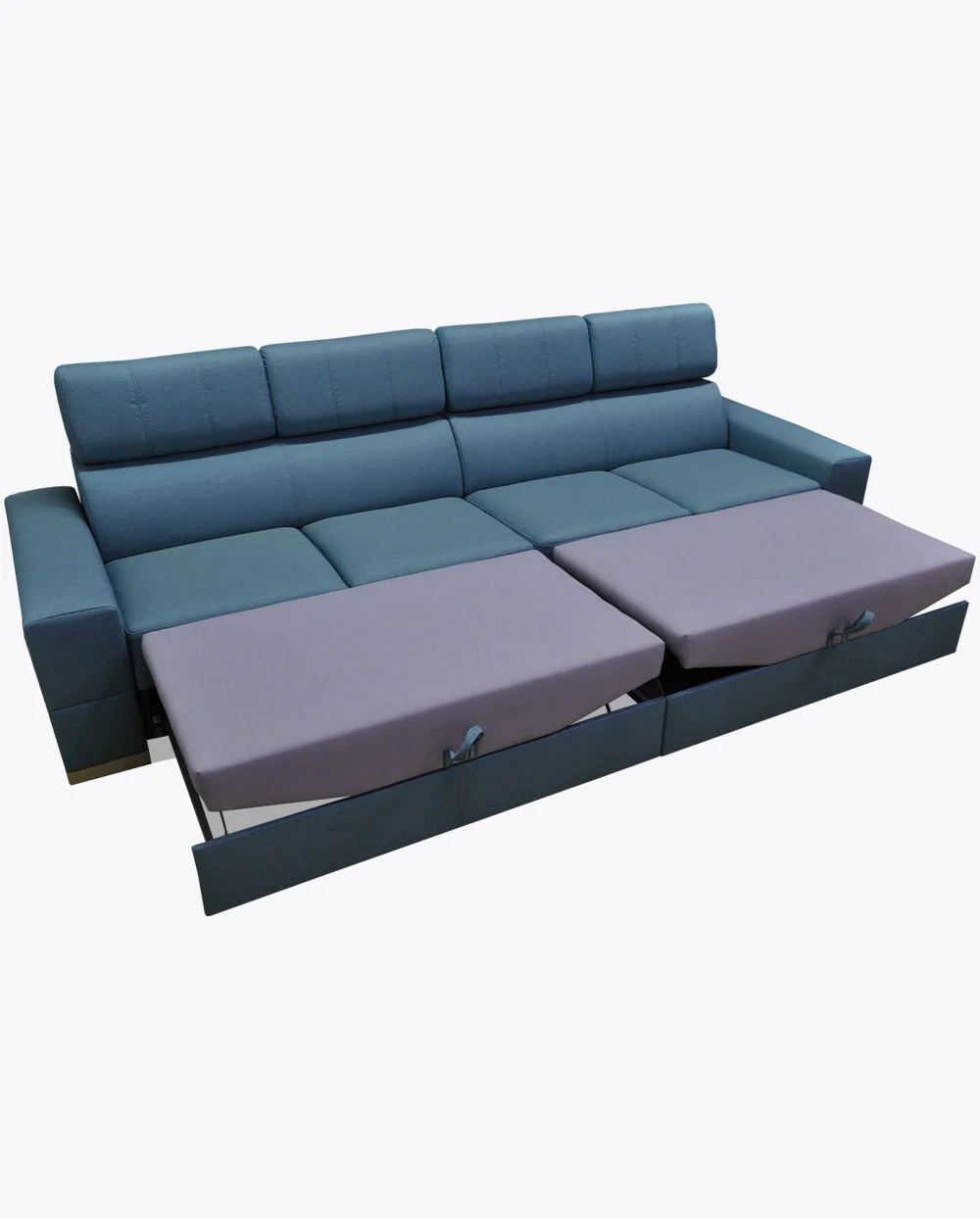 Sofa Loft 62 z półkami na plecach sofy i w bokach - obrazek 3