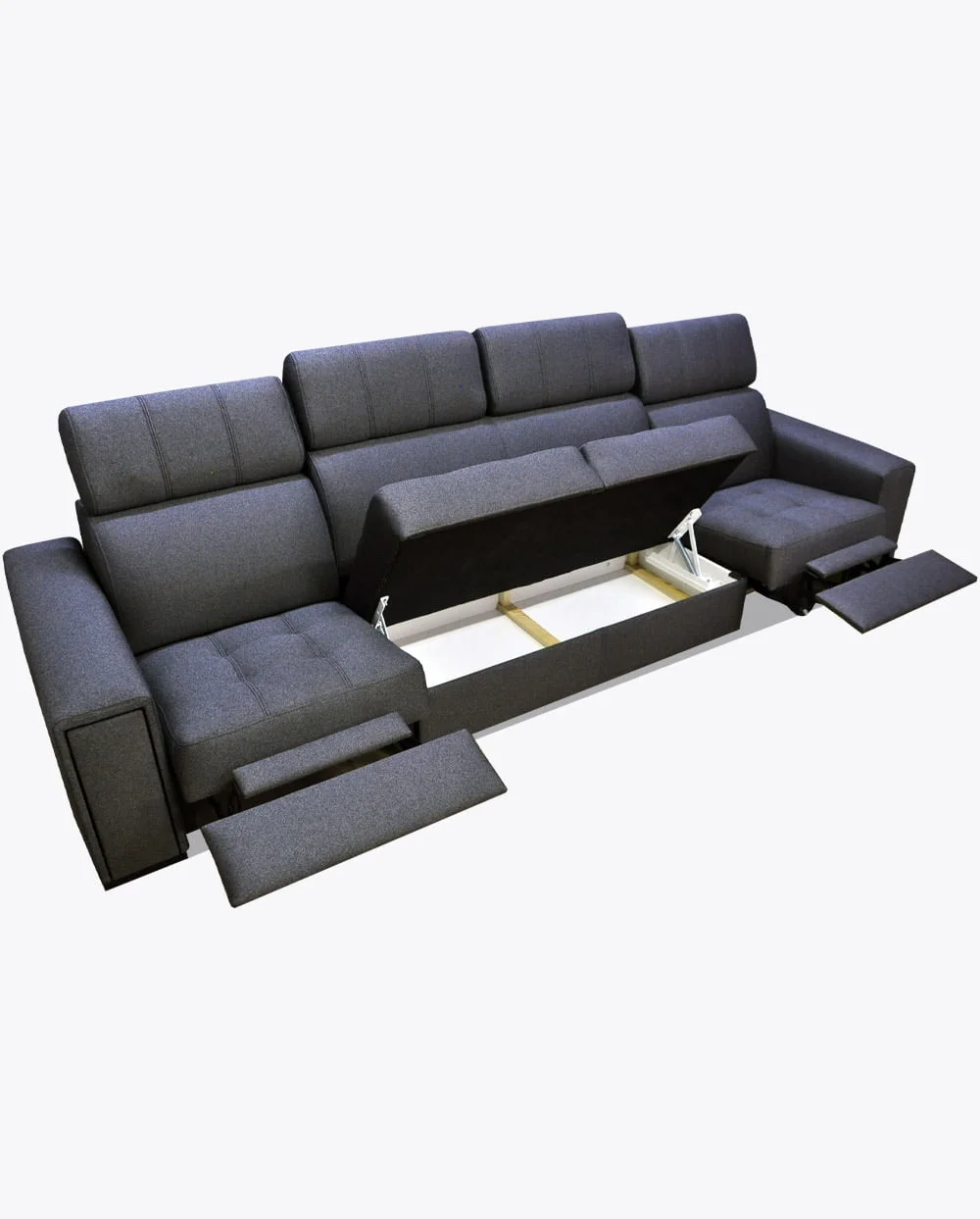 Sofa Loft 71 z pikowanym siedziskiem i podniesionym oparciem - obrazek 6