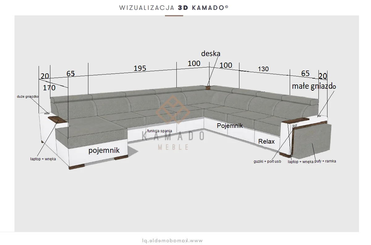 Narożnik Loft 255. - obrazek 12