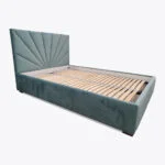 Łóżko sypialniane Roma z metalową ramą na podnośnikach gazowych