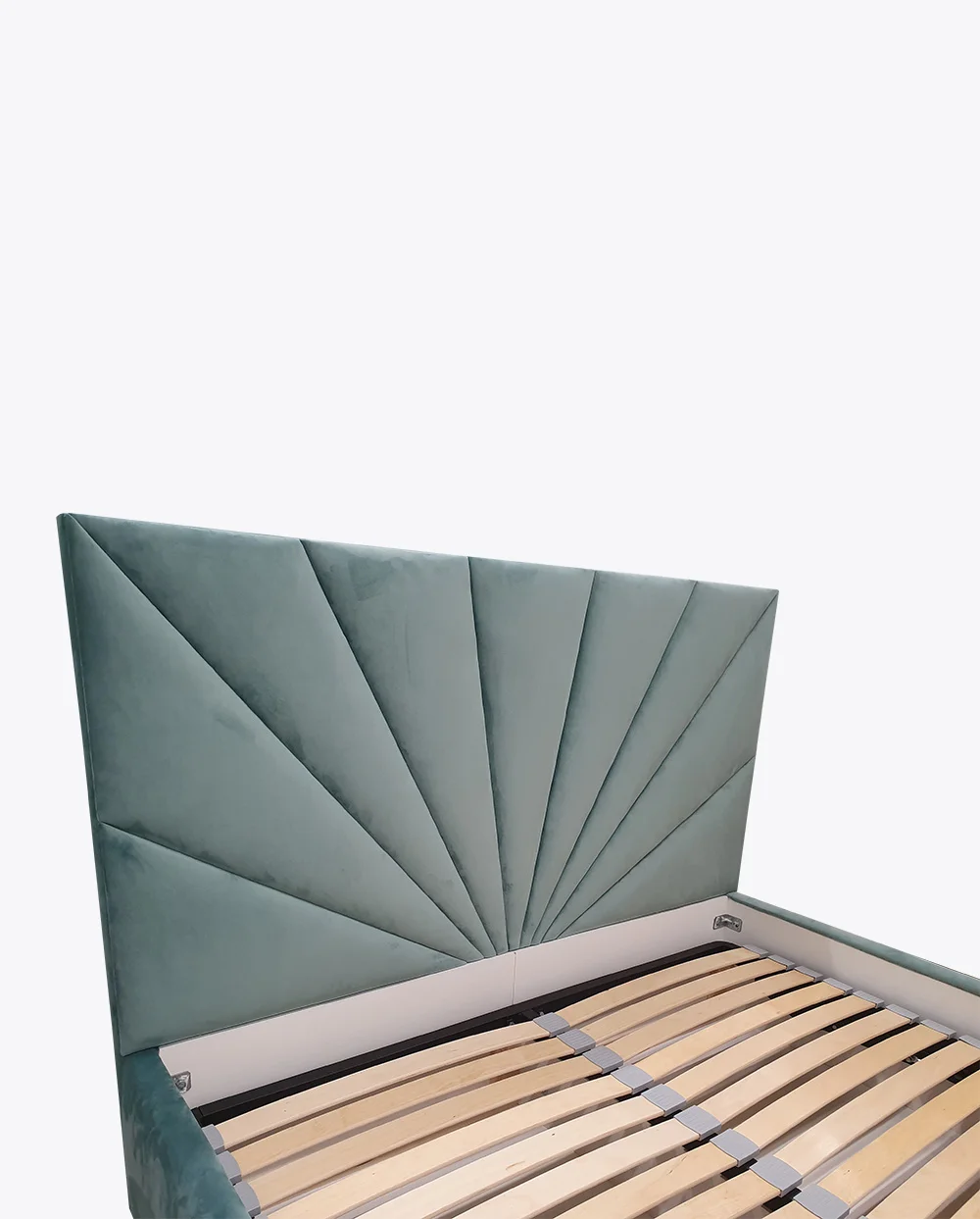 Łóżko sypialniane Roma z metalową ramą na podnośnikach gazowych - obrazek 2