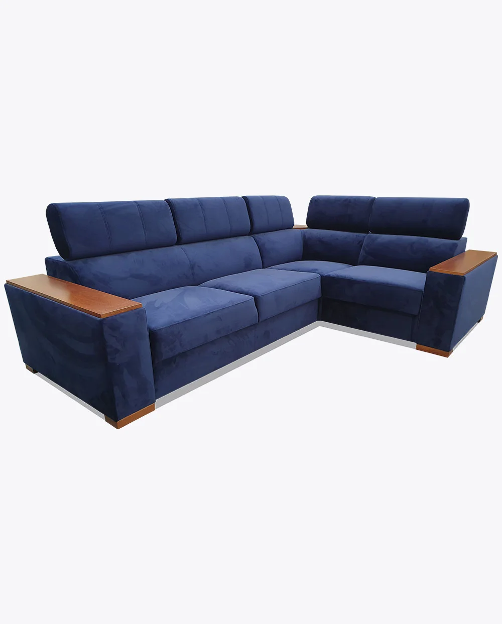 Narożnik Loft 210 granatowy z portem USB