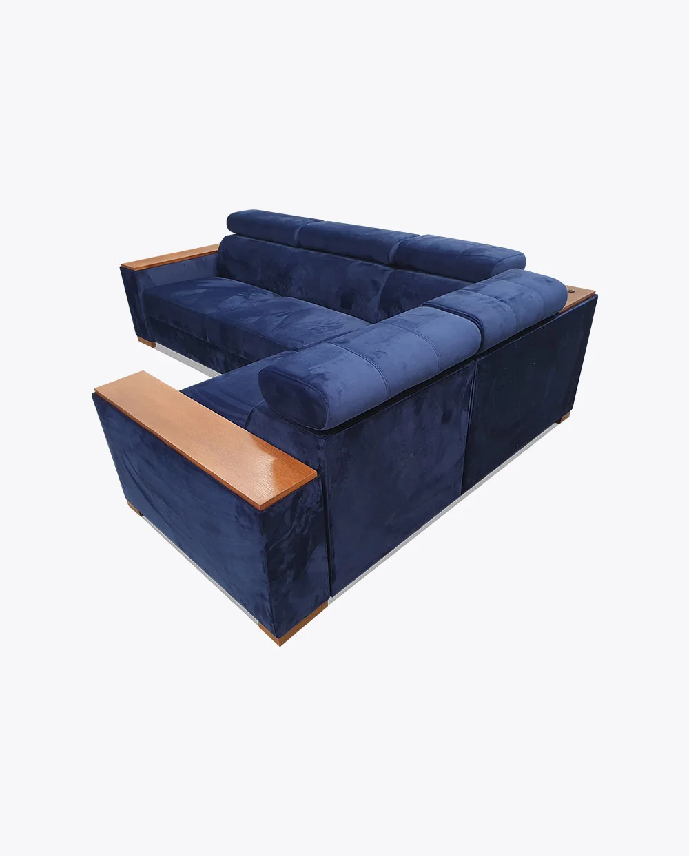 Narożnik Loft 210 granatowy z portem USB - obrazek 3