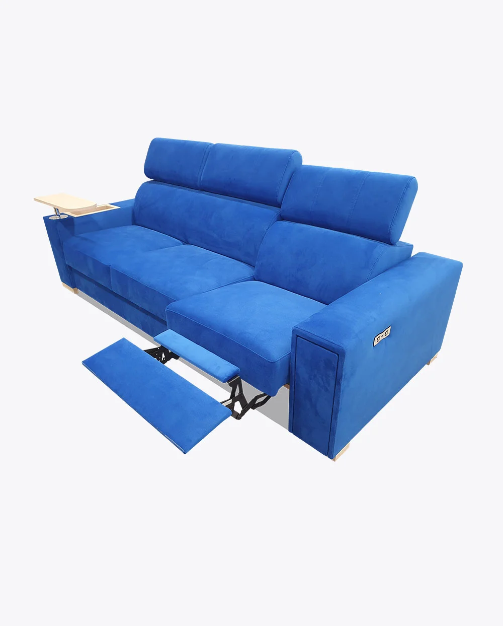 Sofa Loft 81 kobaltowa z RELAXEM. - obrazek 7