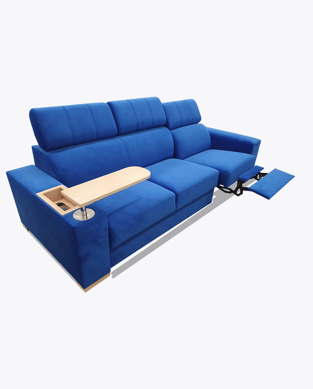 Sofa Loft 81 kobaltowa z RELAXEM. - obrazek 2