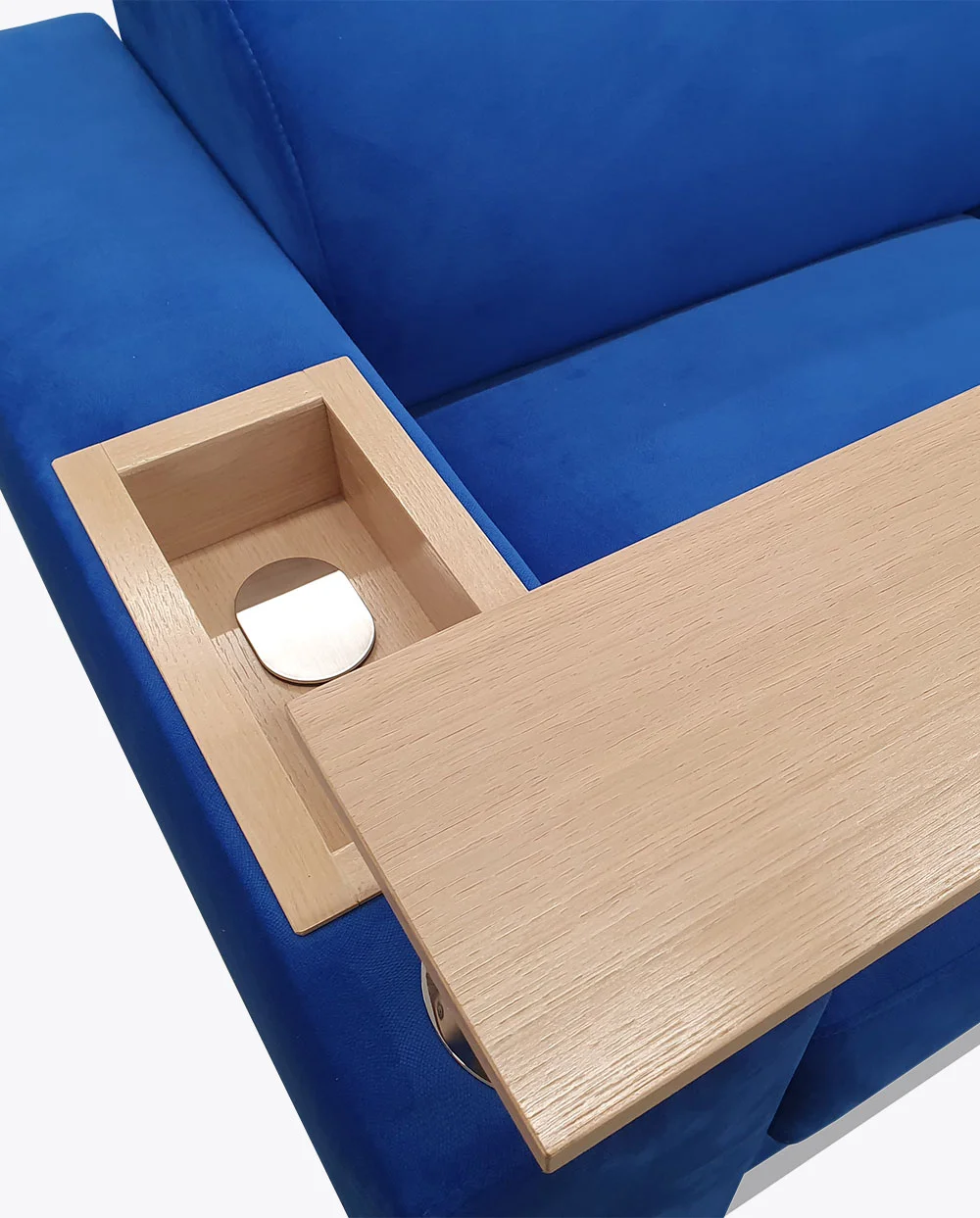 Sofa Loft 81 kobaltowa z RELAXEM. - obrazek 4