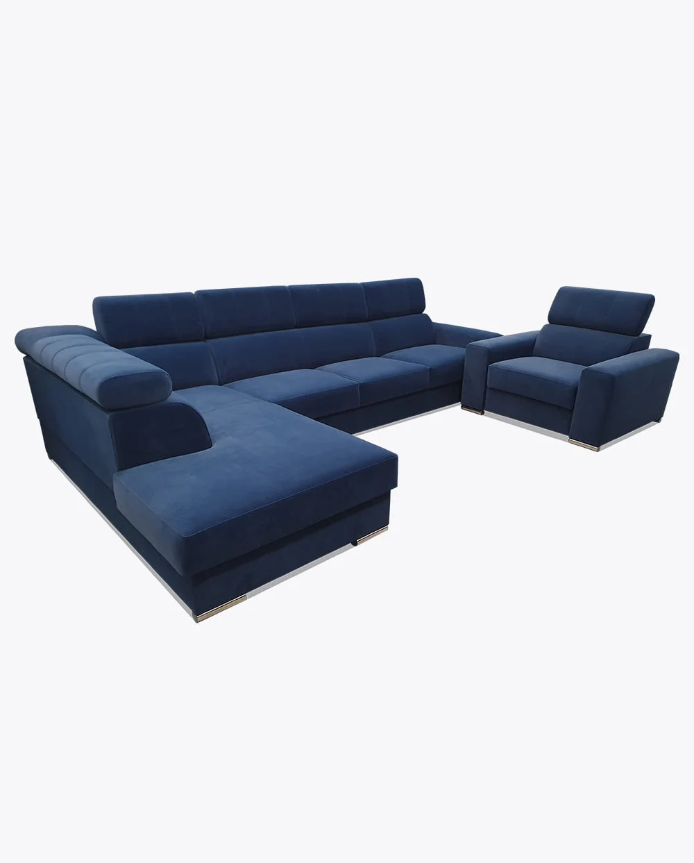 Zestaw duży narożnik + fotel