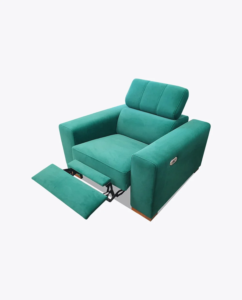 Zestaw narożnik z pufami + fotel relax - obrazek 2