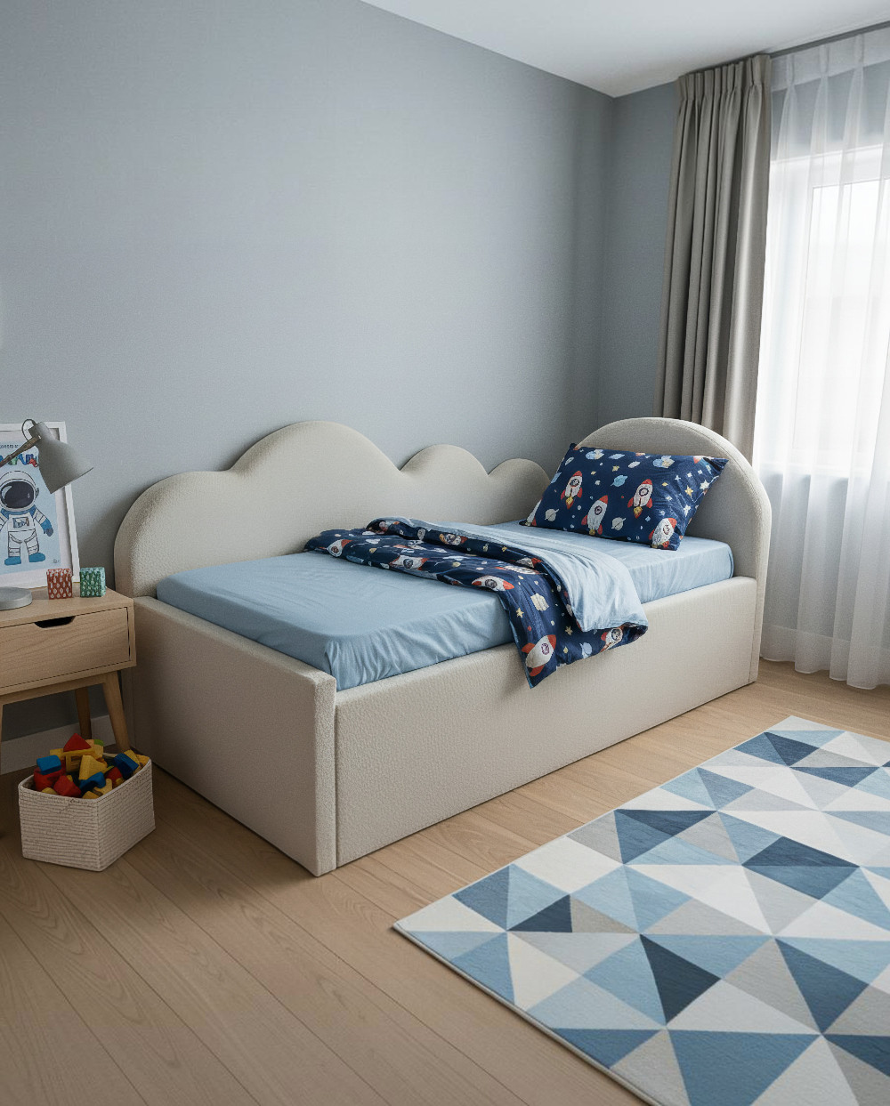 Detská posteľ ELSA 90x200 rovná prístelka II