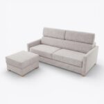Sofa Loft 132 z pufą.