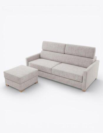 Sofa Loft 132 z pufą.