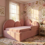 Łóżeczko młodzieżowe AGNE 120x180 z barierką DOSTĘPNE OD RĘKI