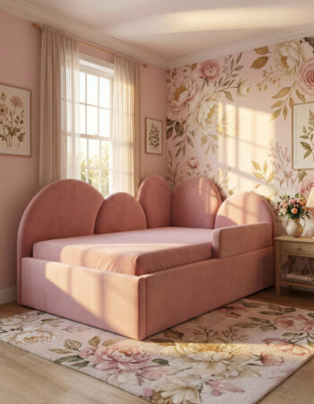 Łóżeczko młodzieżowe AGNE 120x180 z barierką DOSTĘPNE OD RĘKI