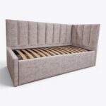 Łóżko dziecięce panele kwadratowe - FLI z równą powierzchnią spania