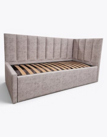 Łóżko dziecięce panele kwadratowe - FLI z równą powierzchnią spania