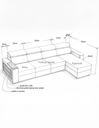 Narożnik Loft w Vera 02 OUTLET