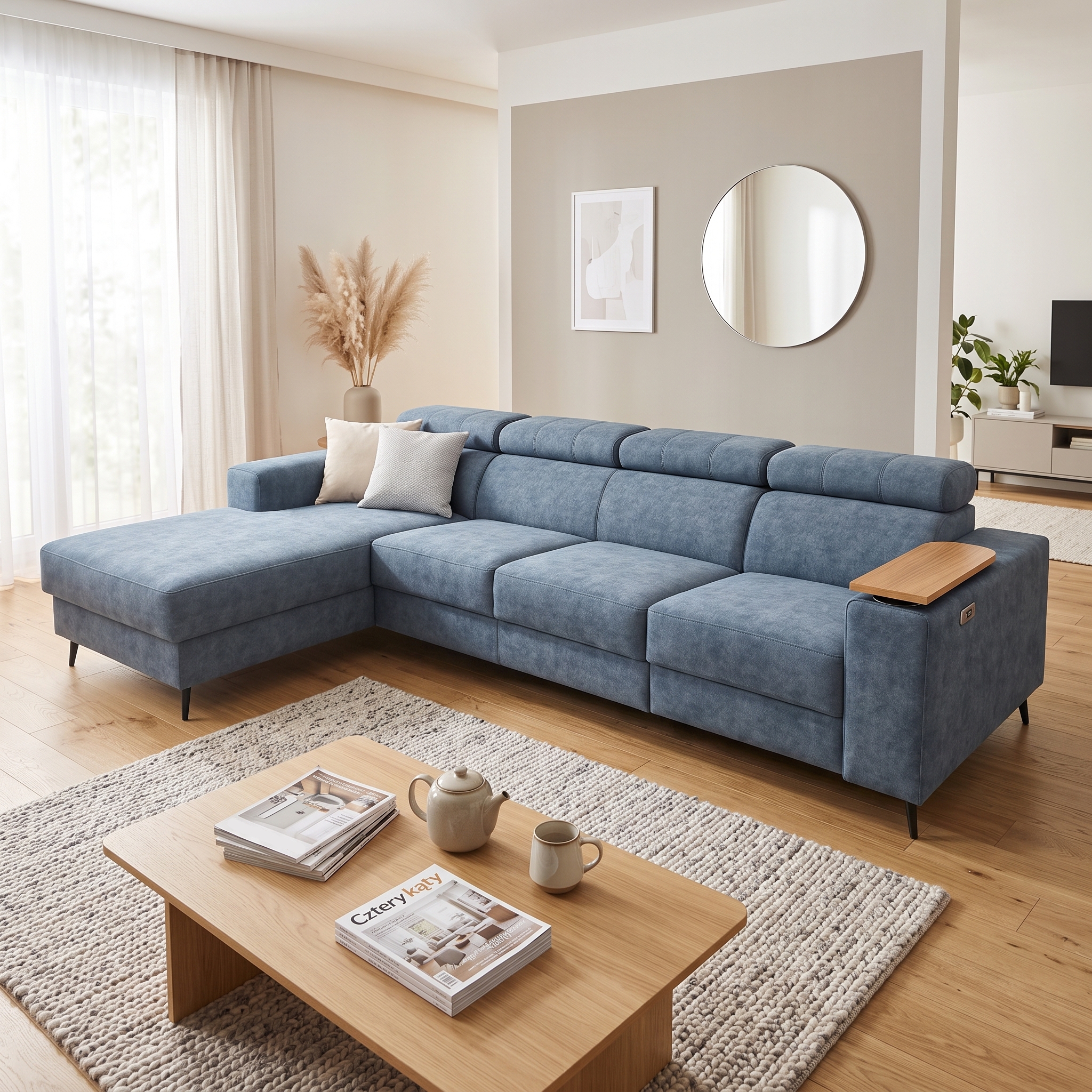 Narożnik Loft 412. na wysokich nogach - obrazek 11