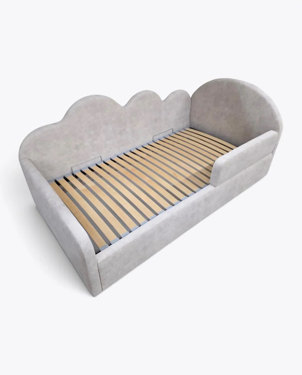 Łóżeczko podłogowe MOON z barierką 90x180 PRAWE - dostępne w 3 dni