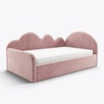 Łóżeczko podłogowe MOON z barierką 90x180 PRAWE MV2269 - dostępne w 3 dni